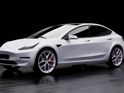 Tesla Model 3 2023 3D model