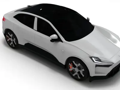  Polestar 4 2024 3D model