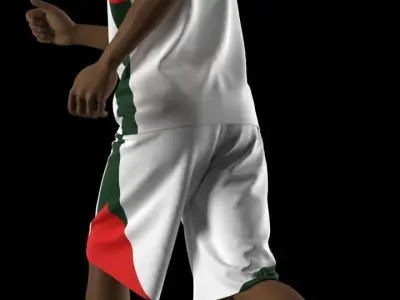 basketbal uniform 3D model