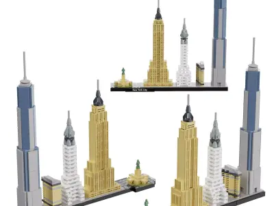 Lego Architecture Skyline  - 21028 New York City 3D model