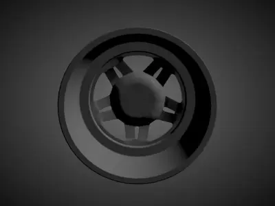 FUEL ANZA scalable and printable rims 3D print model