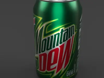 AN DRINKS 001 - Soda and beer  Free 3D model