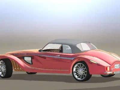 Classica  sports car 3D model