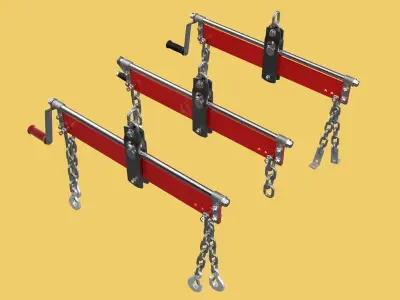 STANDARD LEVELER BALANCER STABILIZER LOAD ENGINE HOIST CRANE TON 3D model