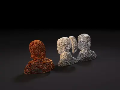 Harry Potter Ron Weasley Hermione Granger 3D print model