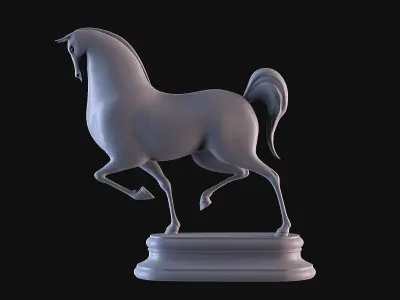 Horse Cartoon 3D print model