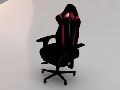 Gaming Chair 01 Low-poly 3D model