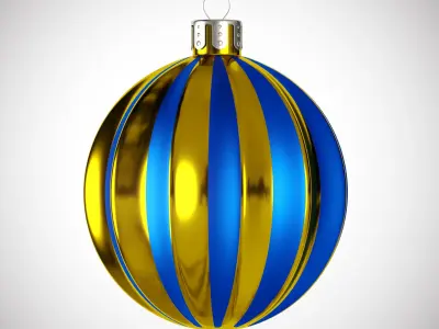 Christmas Toys with Patterns 3D model