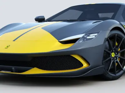 Ferrari 296 GTB Assetto Fiorano 2022 3D model