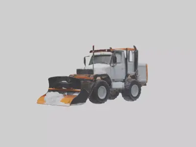 Snowplow Truck model 3D model