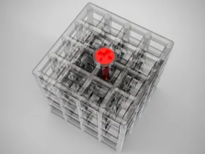 Cube Trinket 3D print model