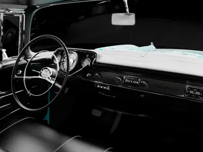 Chevrolet - 1957 - Belair 3D model