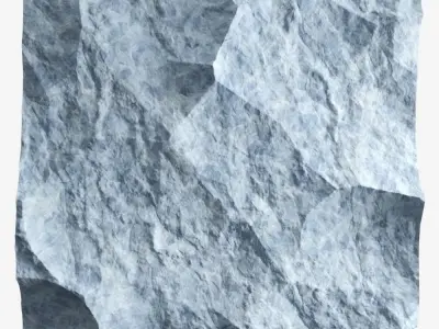 468-RockPanel piece of rock 3D model