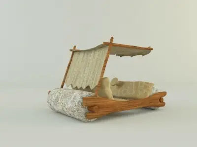 stone age car 3D model