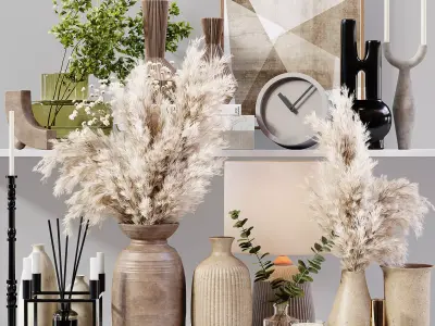 Decorative Set 03 3D model 5