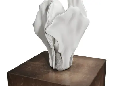 Shoko koike White form A 2018 sculpture  3D model
