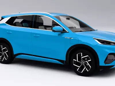 BYD Atto 3 2024 Low-poly 3D model