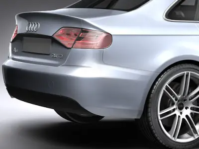 Audi A4 2008 Sedan 3D model