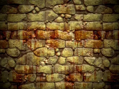 Stone Wall - VOL 01 - substance designer Texture