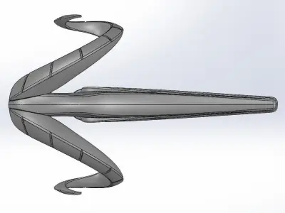 Dodge RAM nameplate 3D model