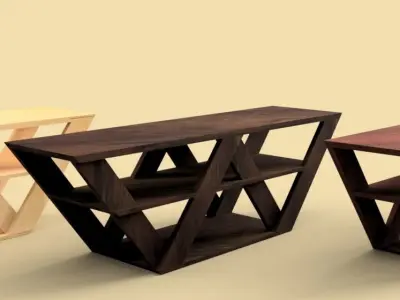 TV table 4 3D model
