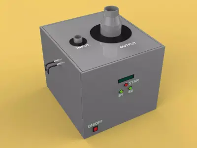 FOG ULTRASONIC HUMIDIFIER MIST AIR SYSTEM AGRICULTURAL FARM 3D model