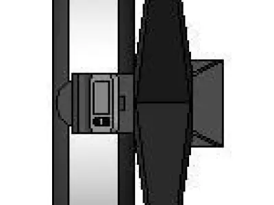 SkiErg Revit Family 3D model