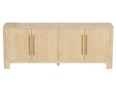 Leonora Media Console Westelm 3D model