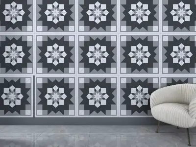 3d wall panel Low-poly 3D model 18