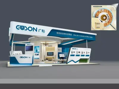Exhibition - Area - 12X12-3DMAX2009-04 3D model
