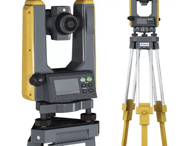 Theodolite 3D model