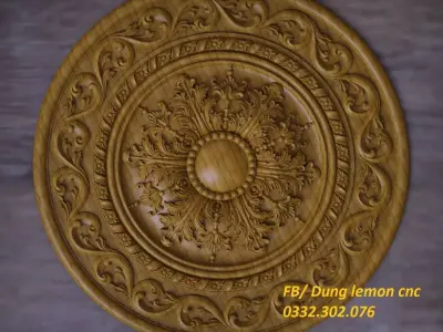 3d classic ceiling tray 3D print model