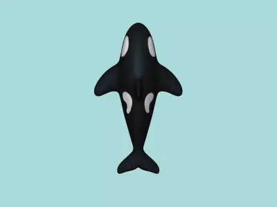 Orca Killer Whale - Wall Decor - Decoration 3D print model