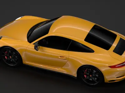 Porsche 911 Carrera T Coupe 991 2018 3D model