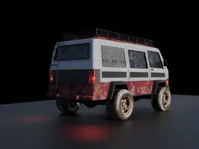 4 X 4 van 3D model