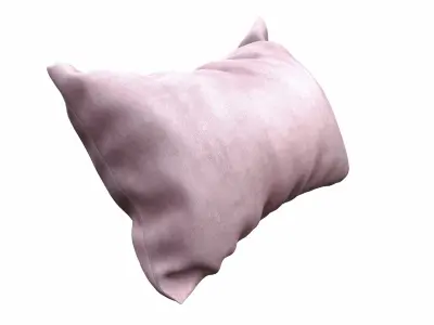 Velvet Rectangular Pillow 3D model