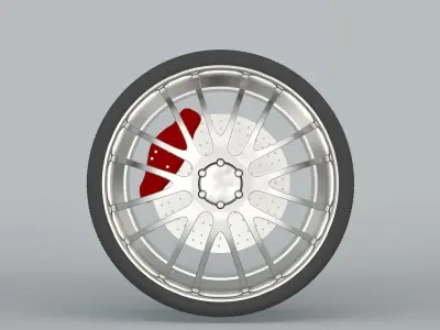 Car Wheel 3D model