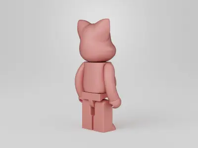 Bearbrick Cat 3D print model