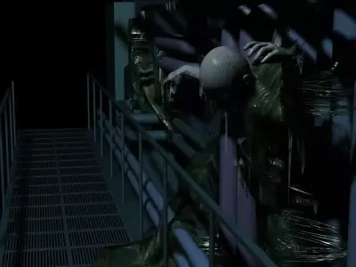 Alien cocoon Free 3D model