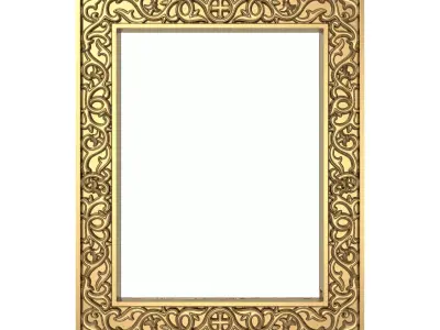 Carved Picture Frame 3D model