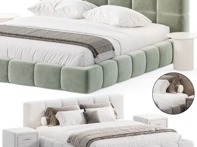 Fern prices Modern Bed 3D model