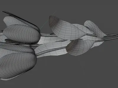 Postcard for the holiday of March 8 Free 3D model