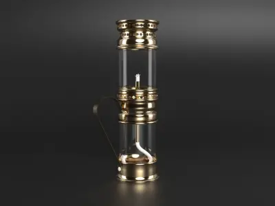 First Oil Lamp 3D model