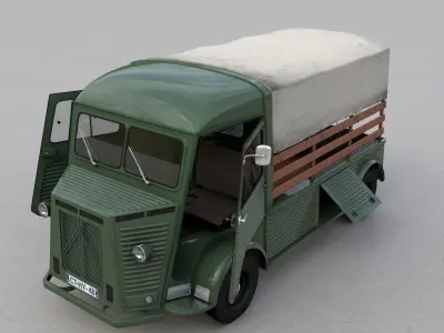 CITROEN HY PICKUP TRUCK 1948 3D model