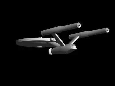 Star Trek Valley Forge 1-2500 scale Free 3D print model