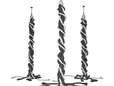 Decorative rope art 3D model
