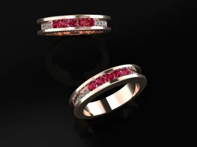 Women Ring 42 3D print model