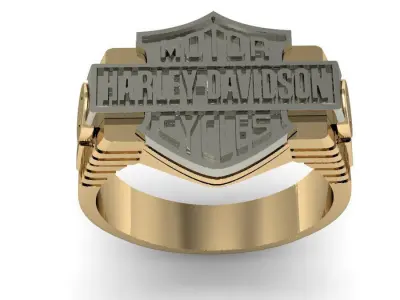 mens ring harley-davidson     3D print model