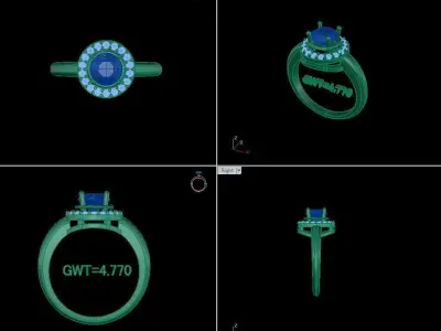 FASION UNIK RING 3D model