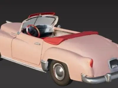 Legendary Classic Car Model V1  Collectible for 3D Printers 3D print model